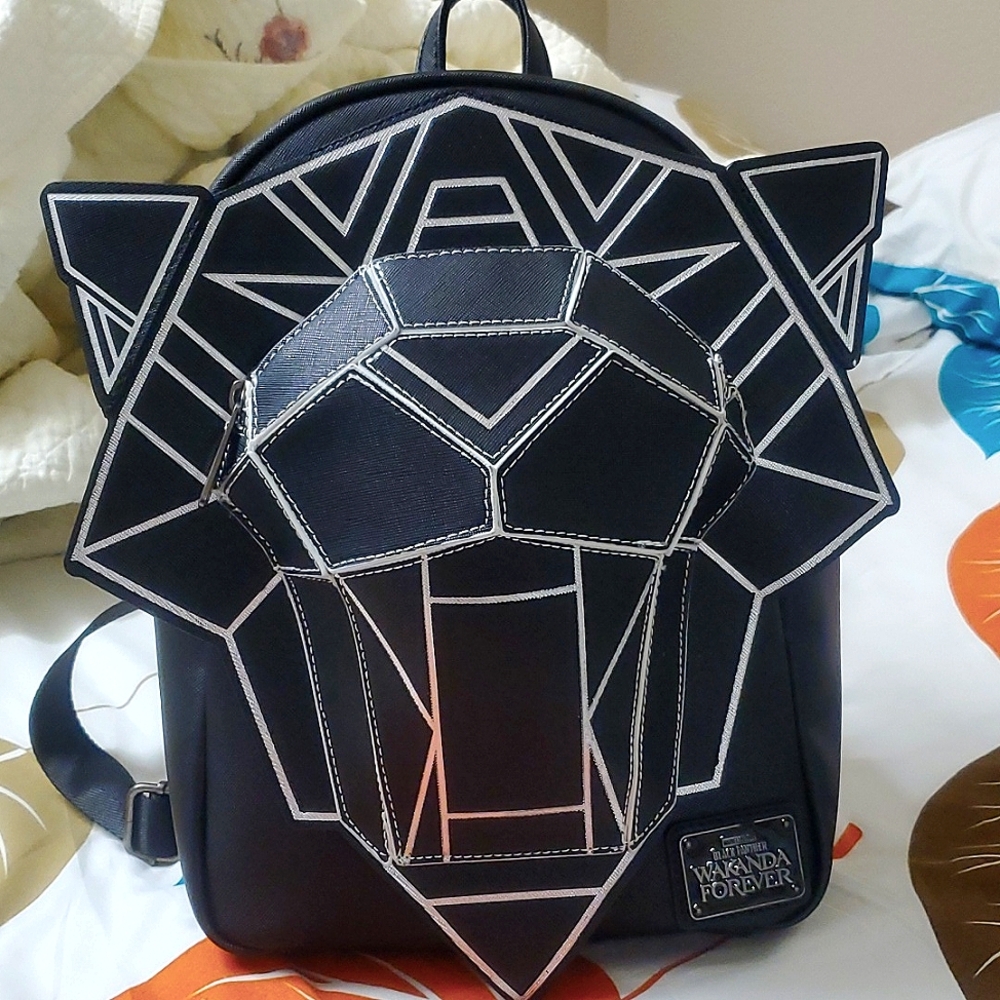 NWT Loungefly Wakanda Forever Figural Backpack Black Panther Marvel